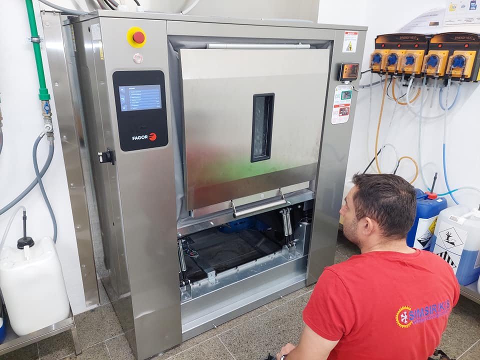 Περιοδική συντήρηση μηχανημάτων laundry σε μονάδα φροντίδας ηλικιωμένων στην περιοχή της Δράμας
