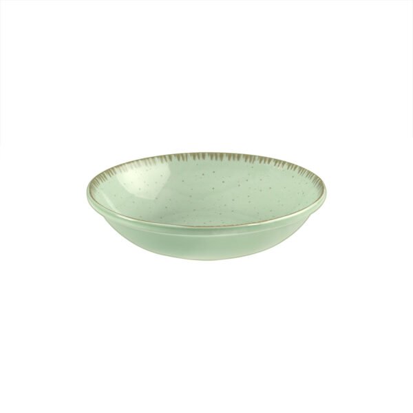 Πιάτο πορσελάνης βαθύ PISTACHIO 23cm N.1874 - Image 2