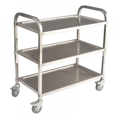 Service trolley ανοξείδωτο 3 ραφιών ST-581L