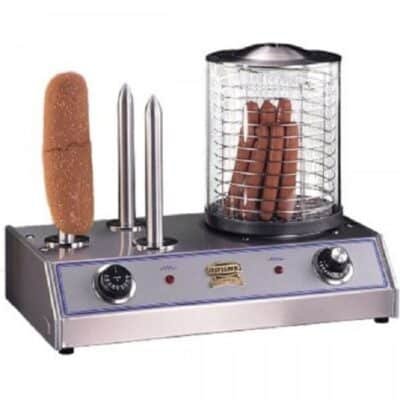 Βραστήρας ατμού με 3 καρφιά για ψωμάκια hot dog AK/1AP3 Johny