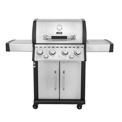 BBQ υγραερίου GS GRILL SUPERIOR 4+1+1 ΙΝΟΧ - 21kW Thermogatz