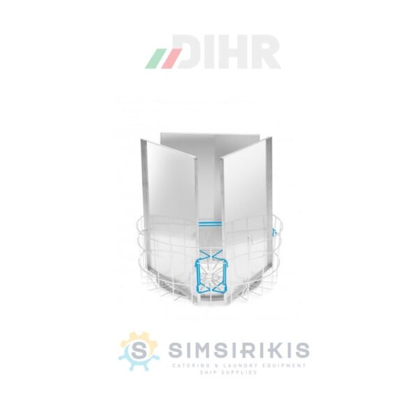 Σχάρα στήριγμα για 3 τεμ 800x600x20 H - 3 τεμ 800x600x50 H - EURONORM, για πλυντήριο Granules