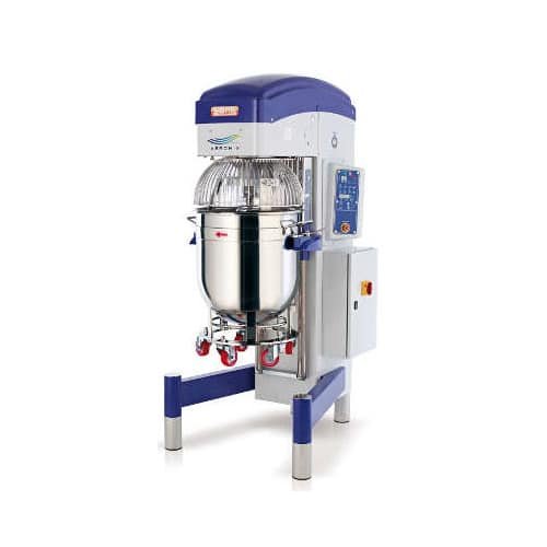 Μίξερ επιδαπέδιο 100 λίτρων Aeromix με ξύστρα, ηλεκτρική ανύψωση κάδου AERO 100 Sigma