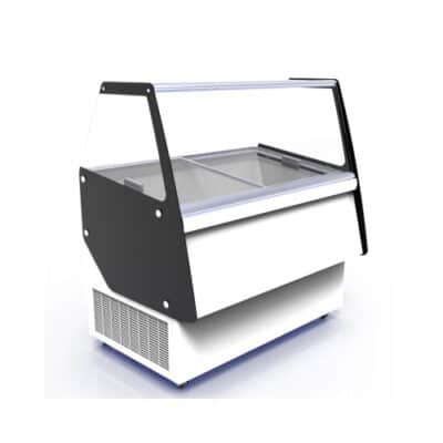 Ψυγείο Βιτρίνα Παγωτού Στατικής Ψύξης 9 θέσεων ATHENA 9 Crystal
