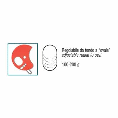 Καλούπι ρυθμιζόμενο για μπιφτέκι βάρους 100-200gr