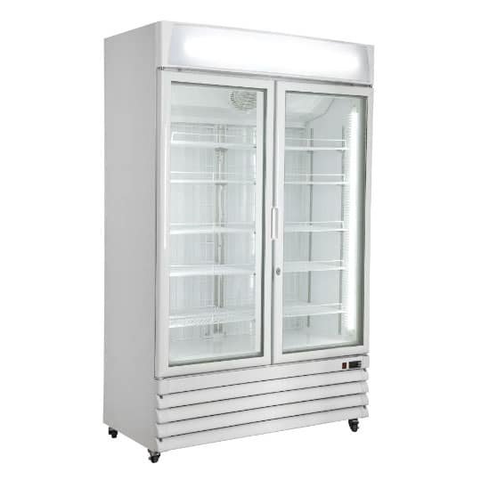 Ψυγείο Βιτρίνα Κατάψυξης 1240 λίτρων FR1240 VGC NF με δύο ανοιγόμενες πόρτες, Klimaitalia