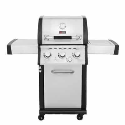 BBQ υγραερίου GS GRILL SUPERIOR 3+1 ΙΝΟΧ - 14kW Thermogatz