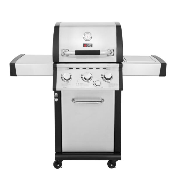 BBQ υγραερίου GS GRILL SUPERIOR 3+1 ΙΝΟΧ - 14kW Thermogatz