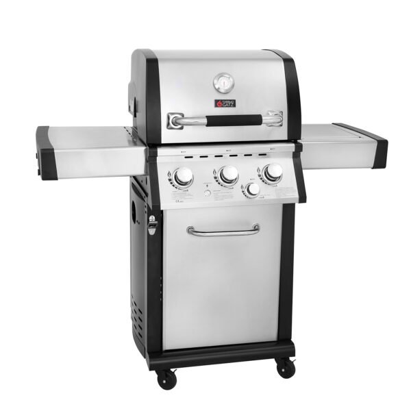 BBQ υγραερίου GS GRILL SUPERIOR 3+1 ΙΝΟΧ - 14kW Thermogatz - Image 3