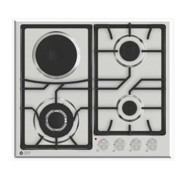 Εστίες μικτές TG LAMY 631 IX με εστία Wok, Thermogatz