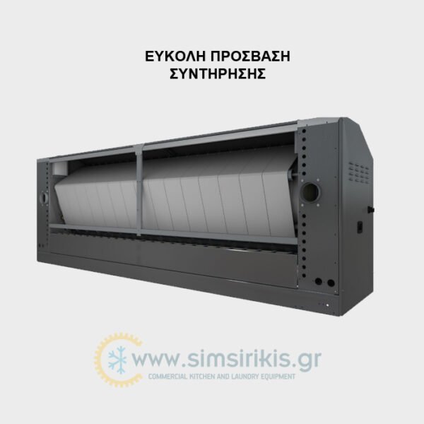 Σιδερωτήριο Θερμαινομένου Κυλίνδρου μήκους 260εκ. με διάμετρο 50εκ, με Ατμοσφαιρικό Καυστήρα Αερίου, με οθόνη αφής PS-50/260 TP2 G Fagor - Image 4