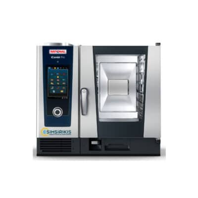Φούρνος Combi steamer αερίου για 6 ταψιά GN 1/1 i-combi pro 6-1/1G Rational