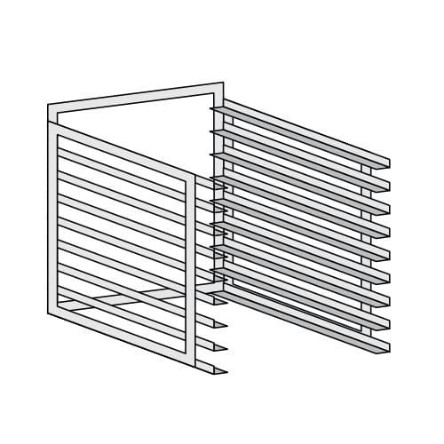 Οδηγοί ταψιών για βάσεις φούρνου Simply, Forni Fiorini