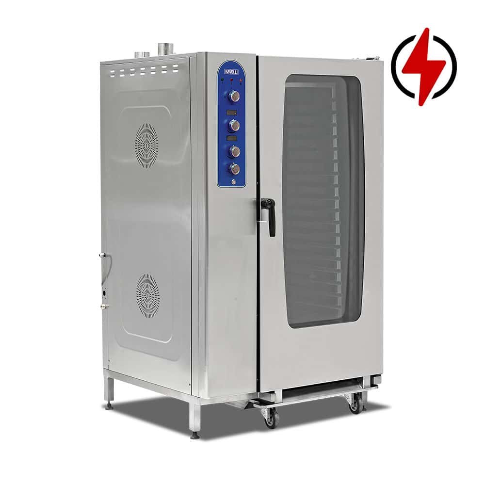 Φούρνος κυκλοθερμικός ηλεκτρικός 20 θέσεων GN 2/1 με υγραντήρα RVL.EKF-40 Ravolli
