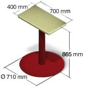 Χειροκίνητη ζαμπονομηχανή ρετρώ με μαχαίρι 350mm EXCELSIA EXC-350 La Felsinea - Image 5