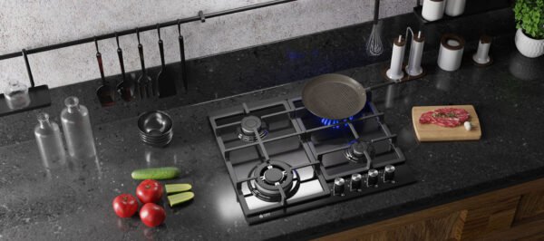 Εστίες αερίου TGS 9411 GL με εστία Wok, Thermogatz - Image 7