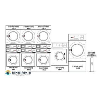Self Service Laundry N.2 για καταστήματα από 35τ.μ