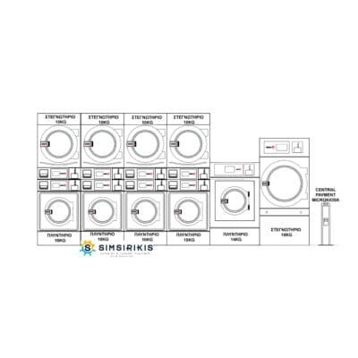 Self Service Laundry N.3 για καταστήματα από 45τ.μ