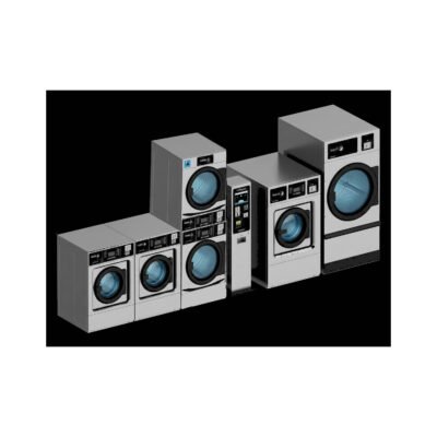 Self Service Laundry N.4 για καταστήματα από 25τ.μ με Stacked στεγνωτήριο